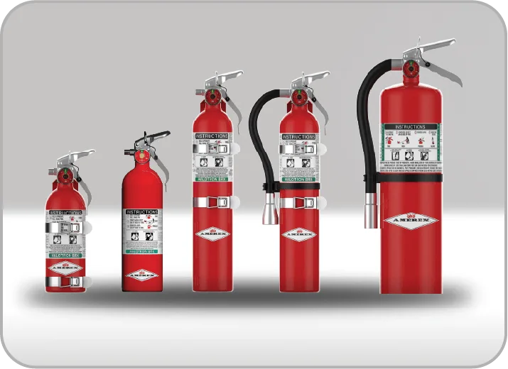 Aircraft safety fire-extinguisher equipment from CASP Aerospace