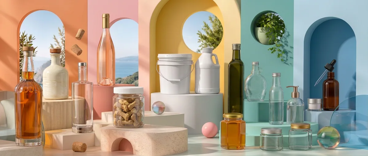 Bottles and packaging presented by Imperial Packaging