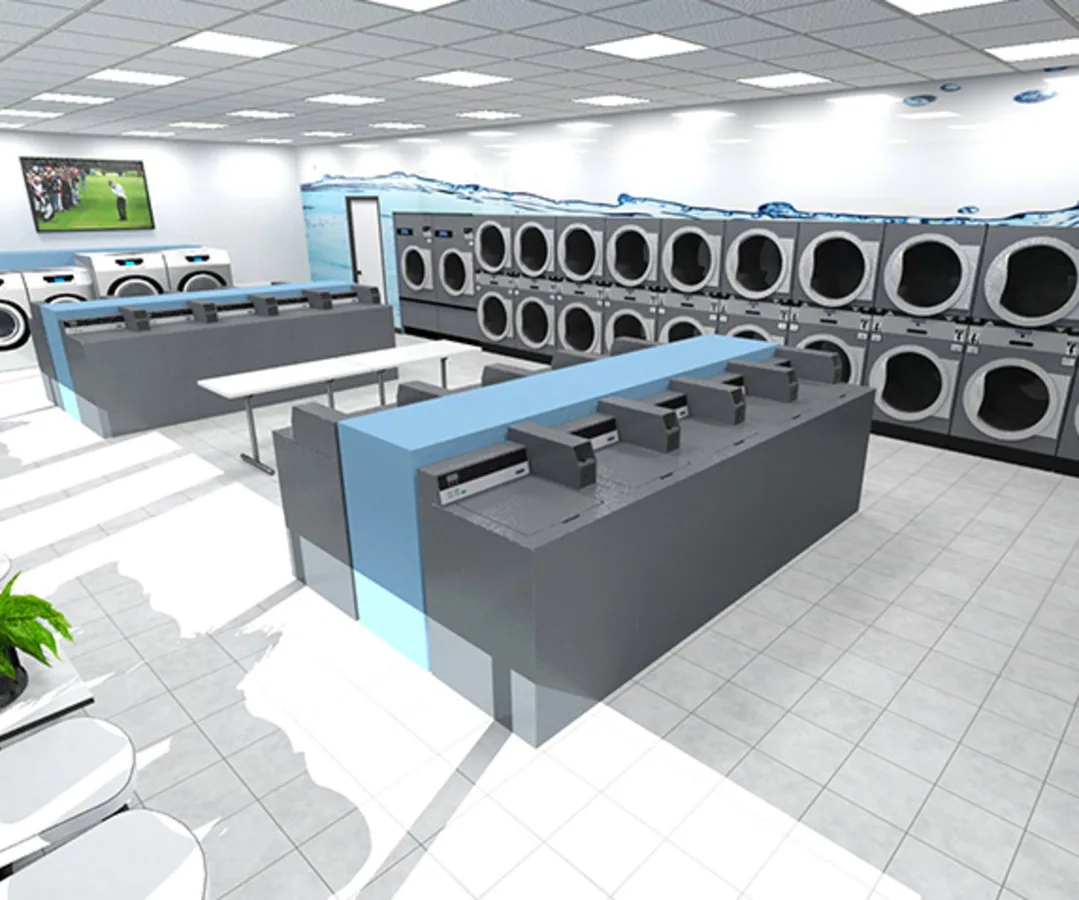 Commercial laundry equipment from Justin Laundry Systems
